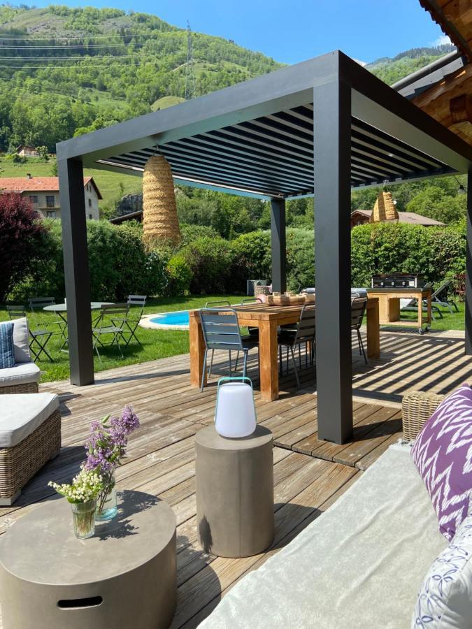 Grand Chalet A La Montagne Bourg-Saint-Maurice Exteriér fotografie